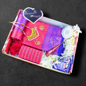 Kanchi Katan Shari Combo –কাঞ্চি কাতান শাড়ি সেট