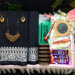 Tangail Best Cotton Saree Gift Box for Wife – অ্যানিভার্সারি স্পেশাল গিফট কম্বো
